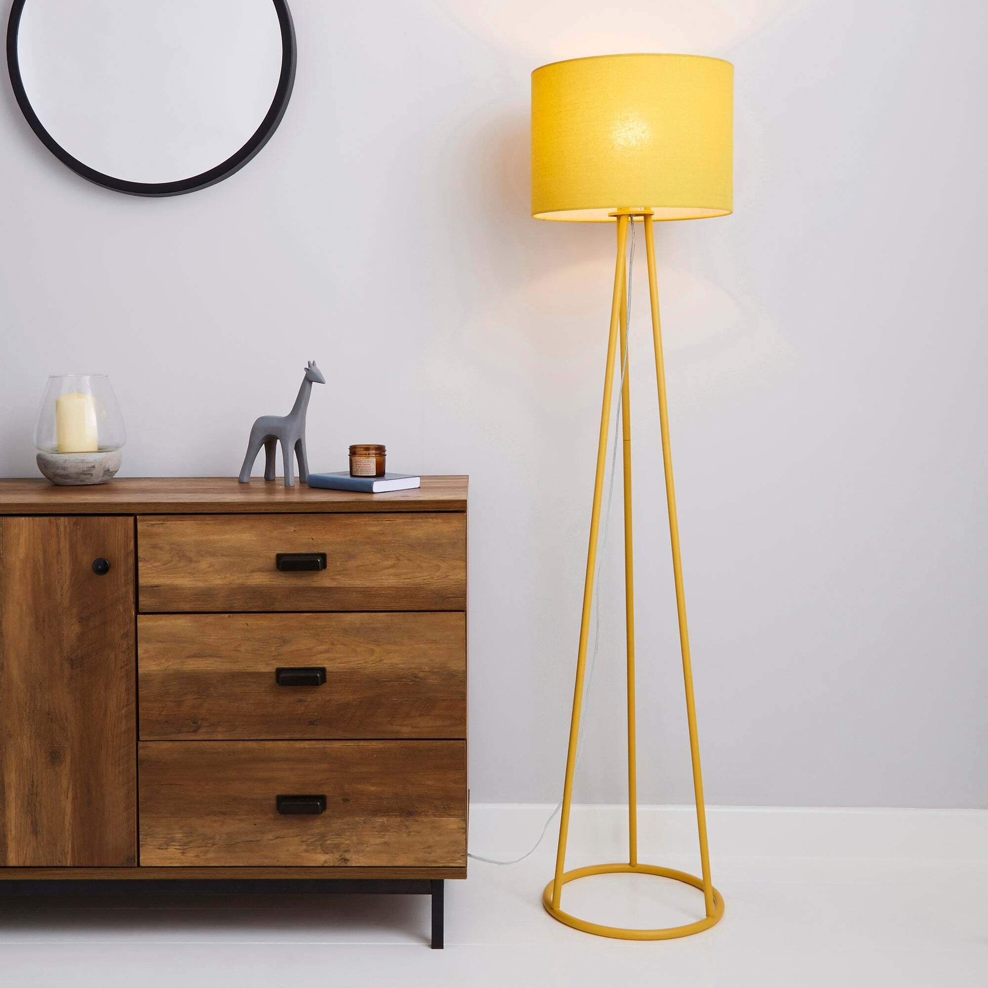 Sara Ochre Floor Lamp Ochre