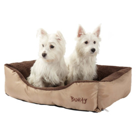 Bunty Deluxe Washable Dog Bed Cream