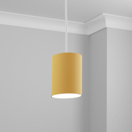 Ava 15cm Cylinder Lamp Shade Yellow
