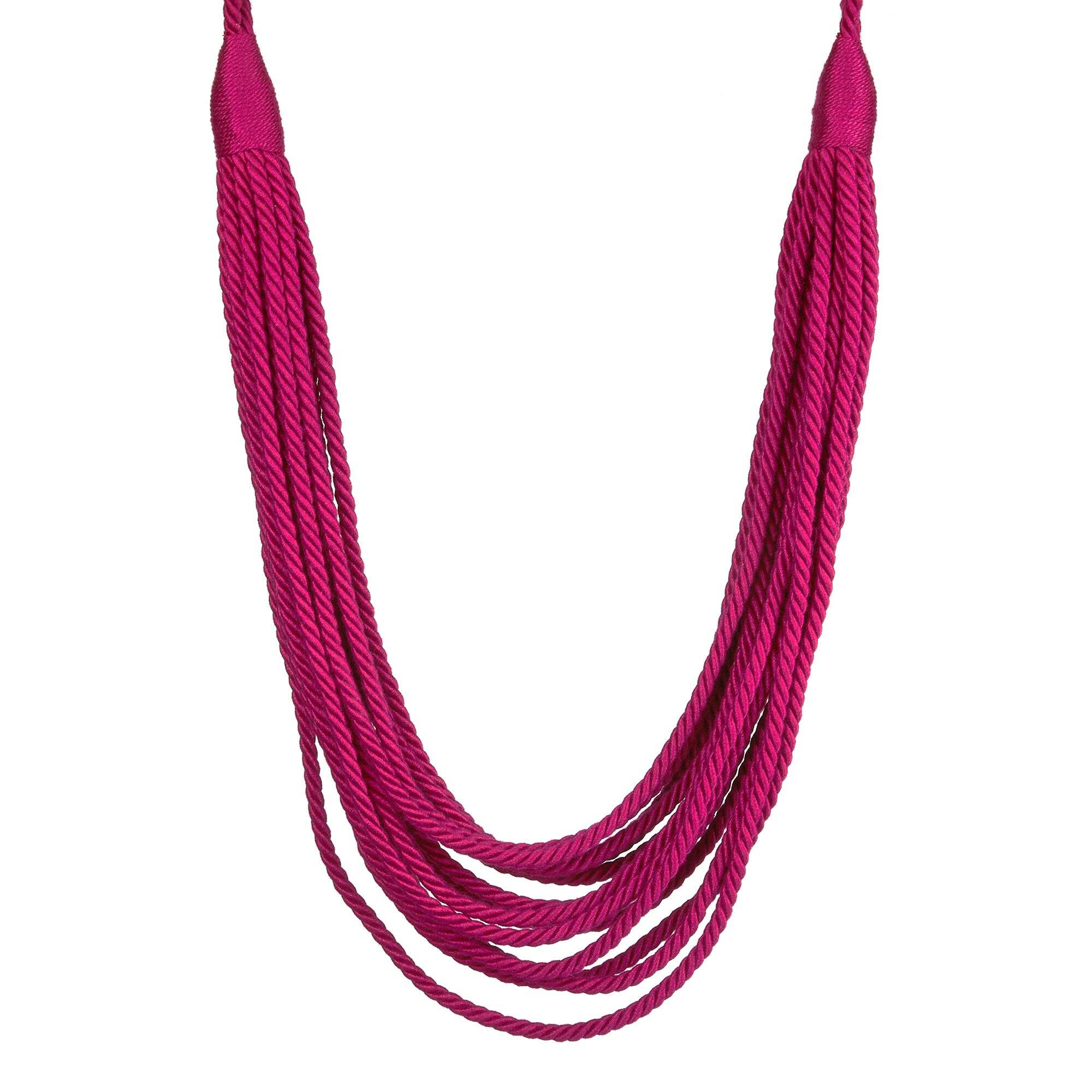 Strand Rope Embrace Tiebacks Pink