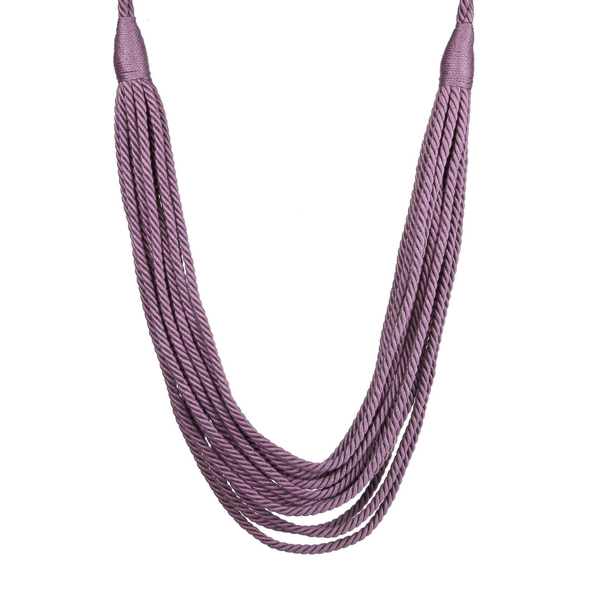 Strand Rope Embrace Tiebacks Purple