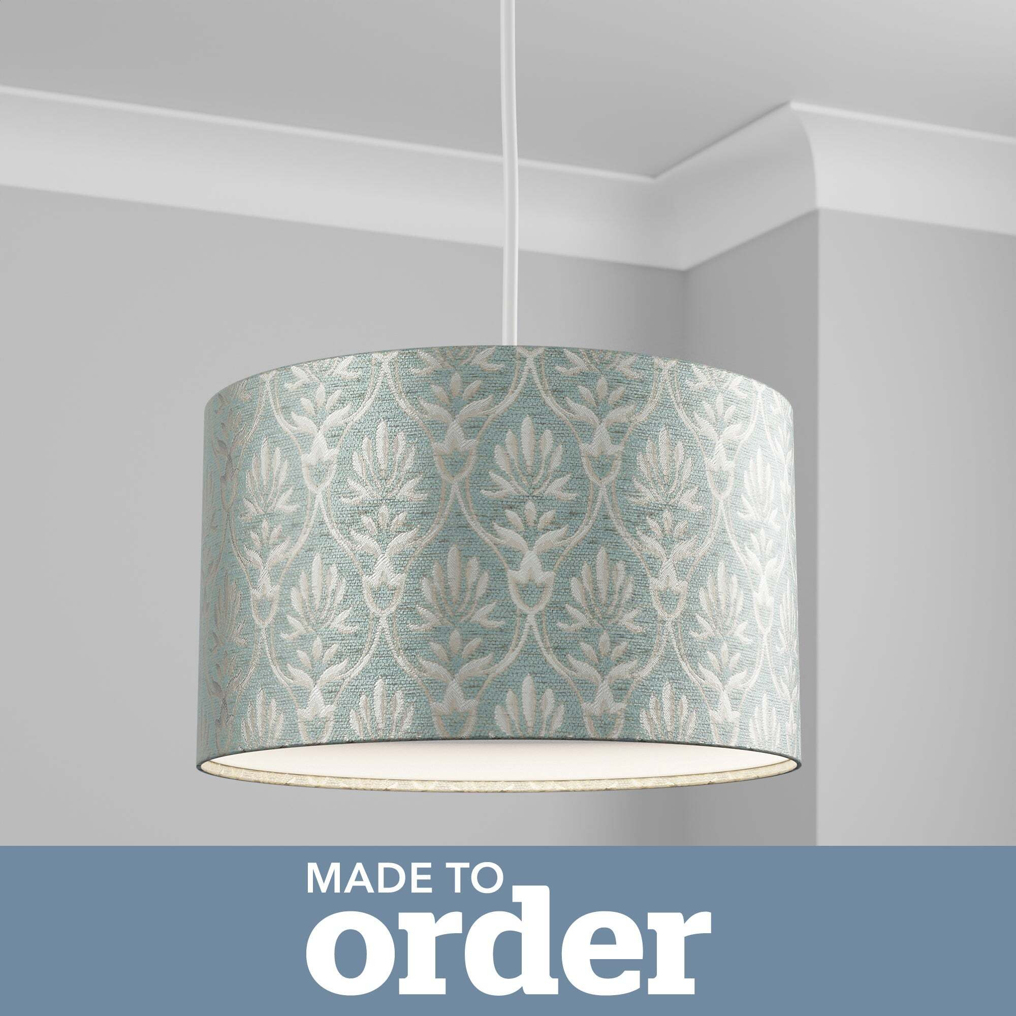 Made To Order Cylinder Shade Blue/Grey