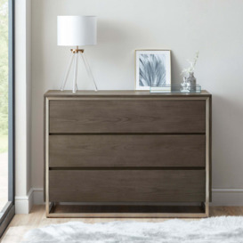 Darwin 3 Drawer Chest Grey