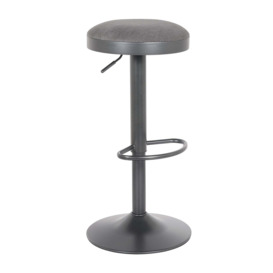 Terni Adjustable Height Bar Stool, Grey Jumbo Cord Grey