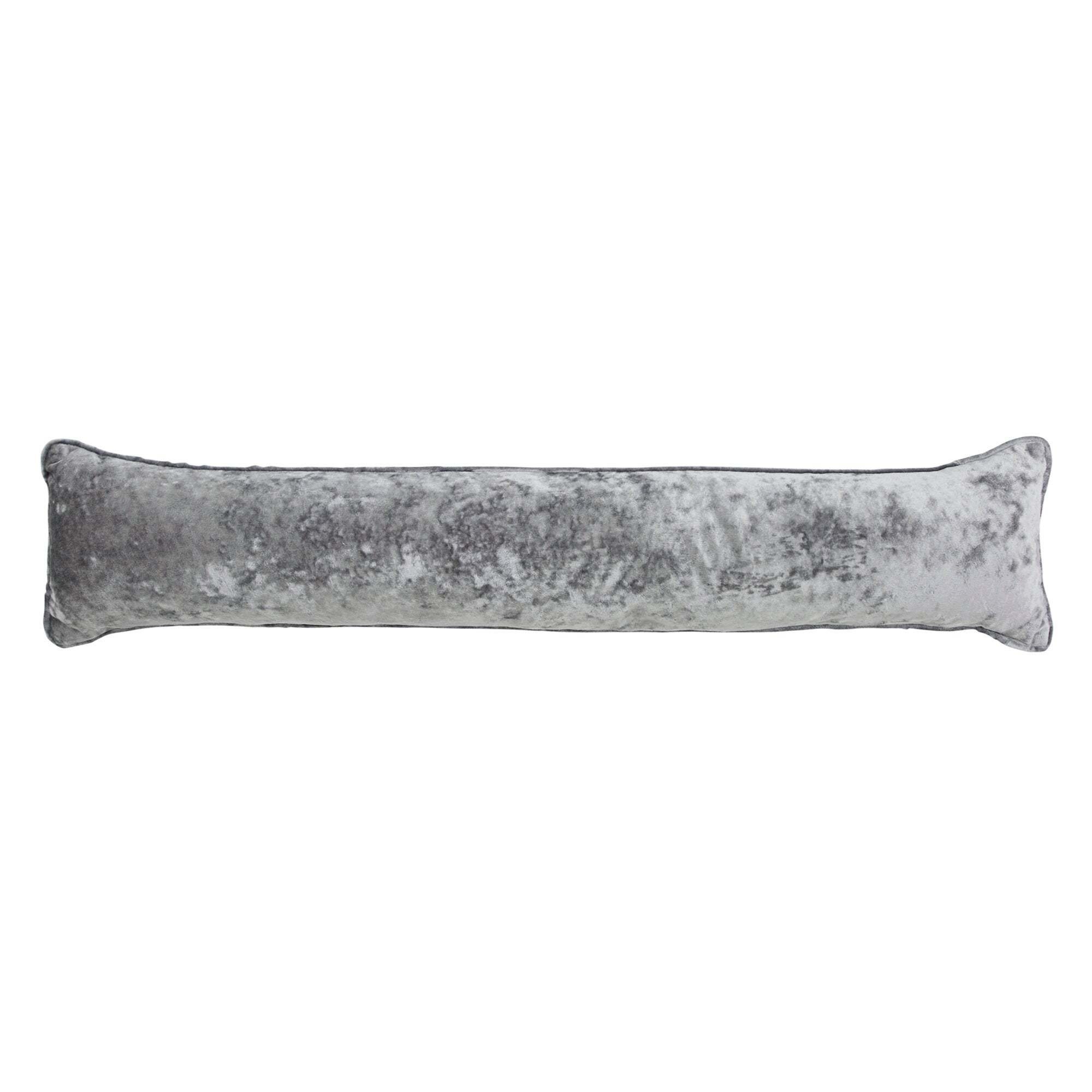 Crushed Velour Draught Excluder Grey