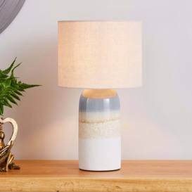 Audre Ceramic Glaze Table Lamp Brown