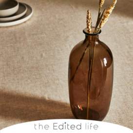 Brown Recycled Glass Bottle Vase Brown