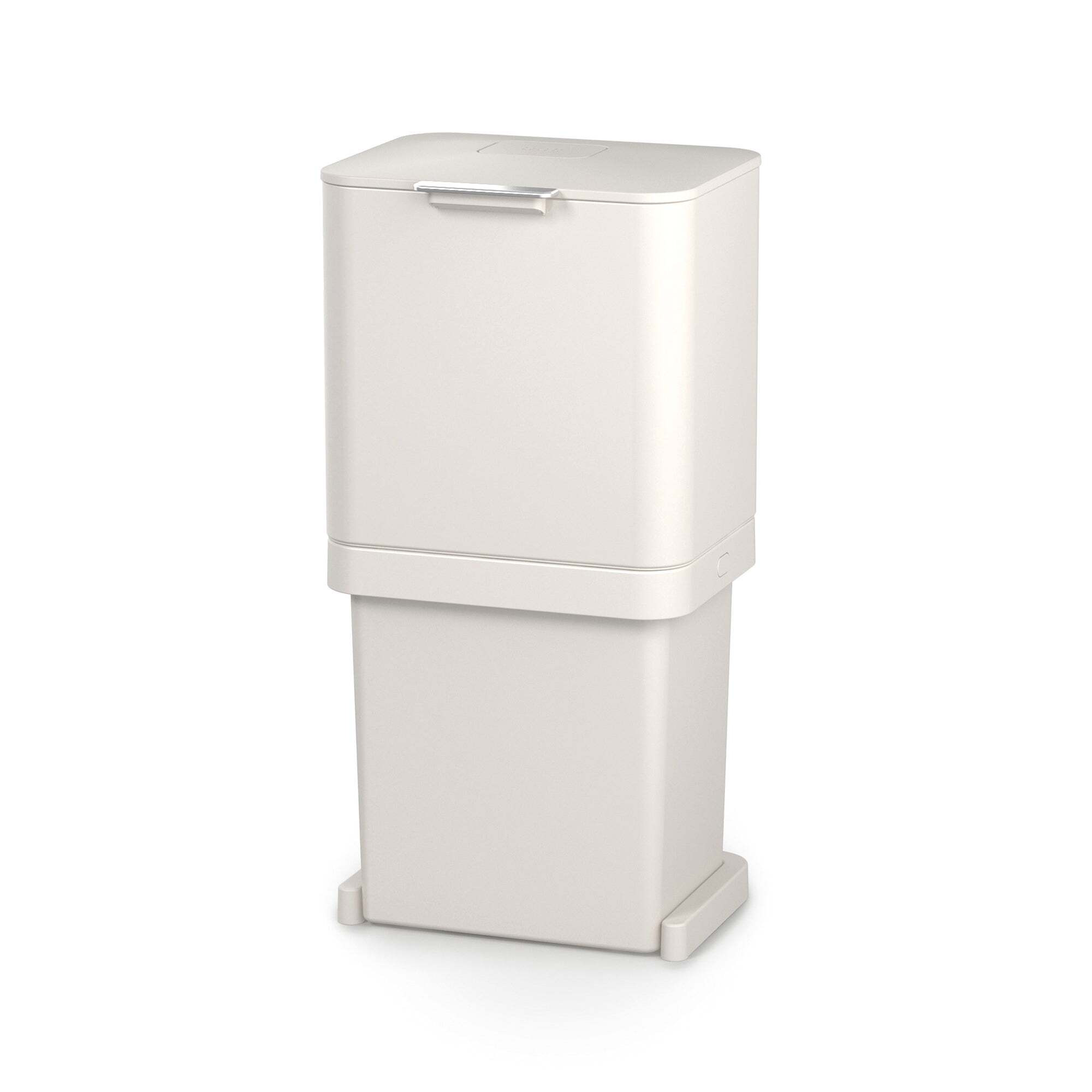 Joseph Joseph Totem Pop 60L Bin Stone Brown