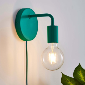 Elements Koppla Plug-In Wall Light Green