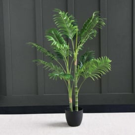Artificial Golden Palm Tree 130cm Green