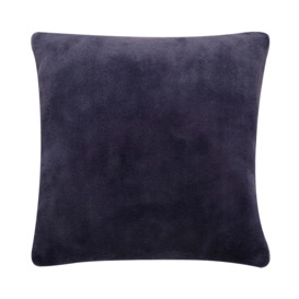 Adeline Faux Fur Cushion Cover Navy Blue