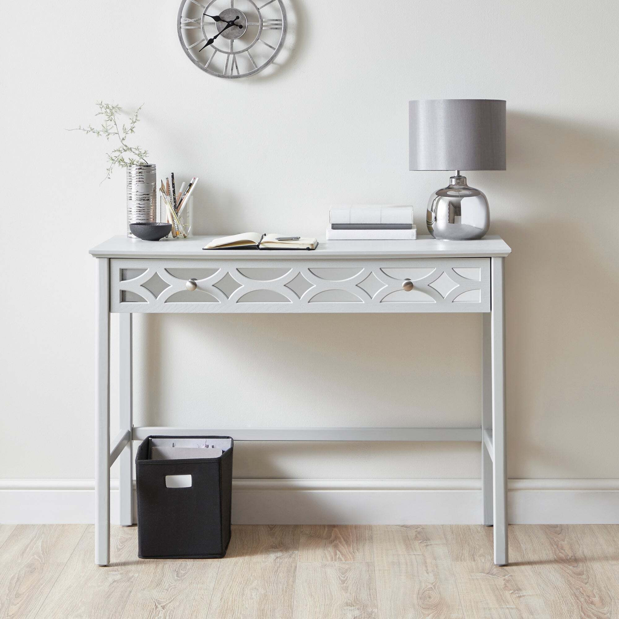 Delphi Grey Desk Grey