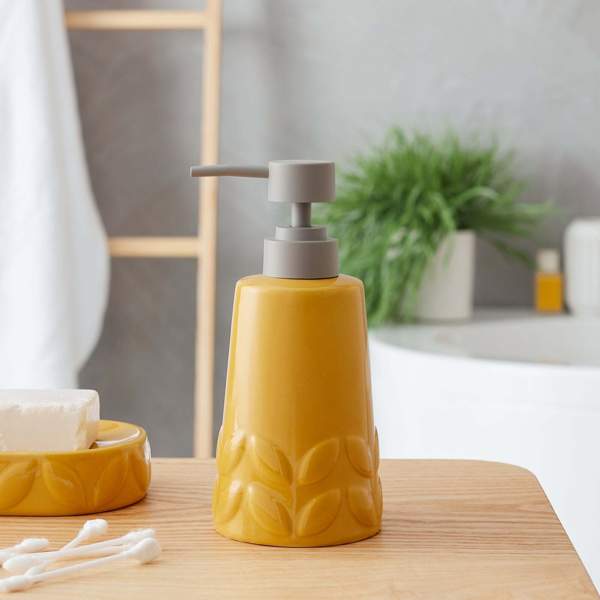Elements Vete Ochre Lotion Dispenser Yellow
