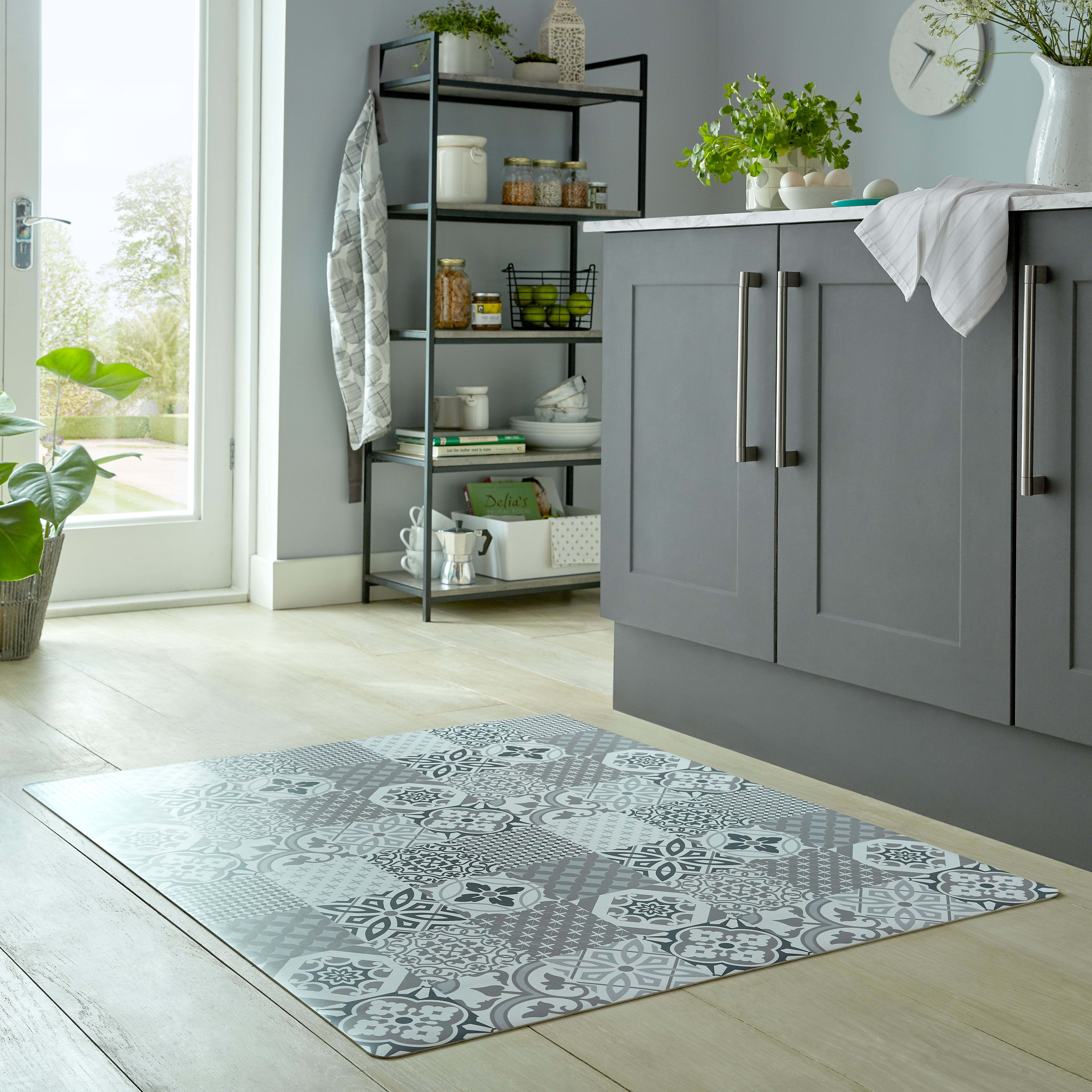 Purity Tile Vinyl Mat Grey