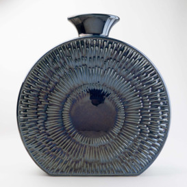 Zen Round 35cm Vase Blue