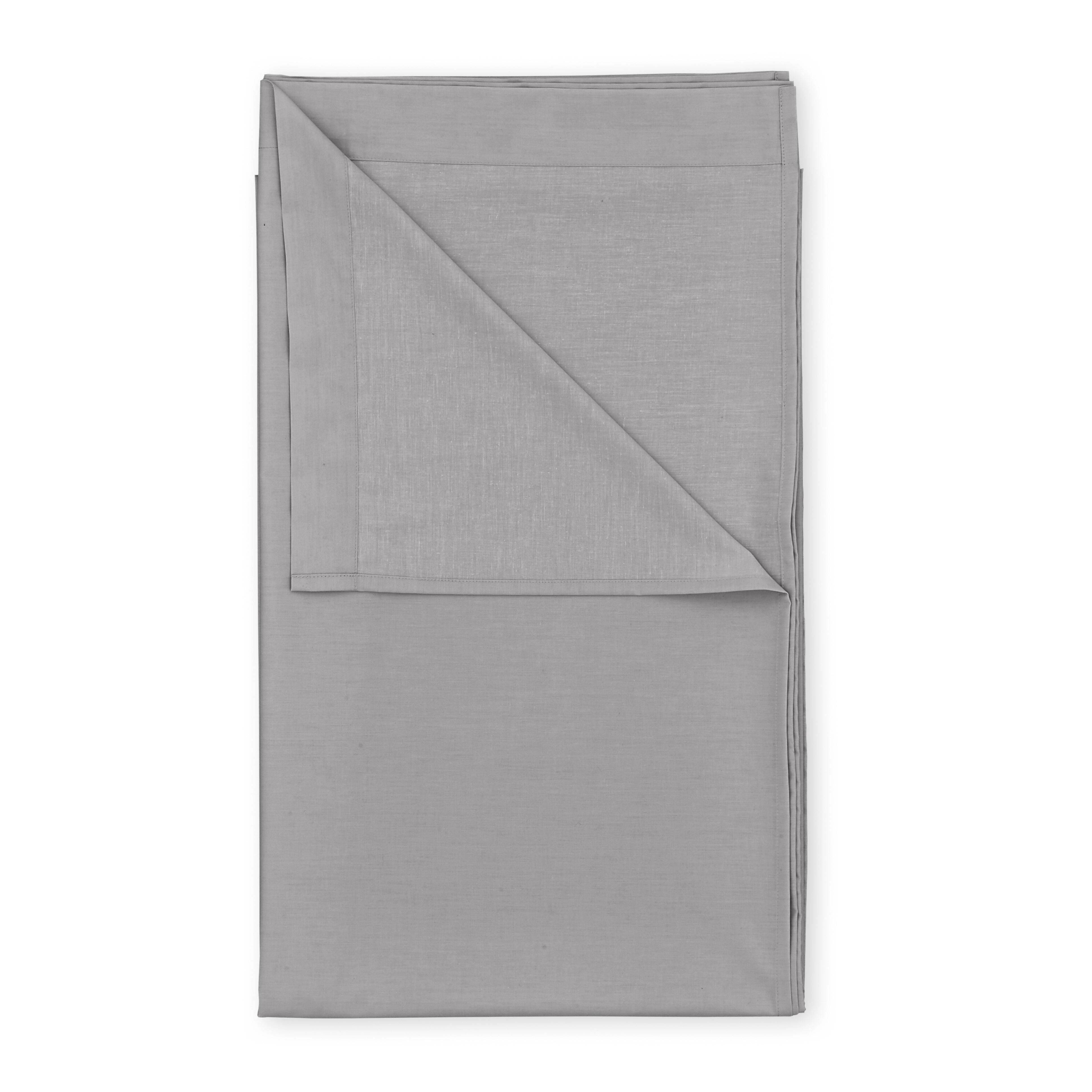 Pure Cotton Flat Sheet Grey
