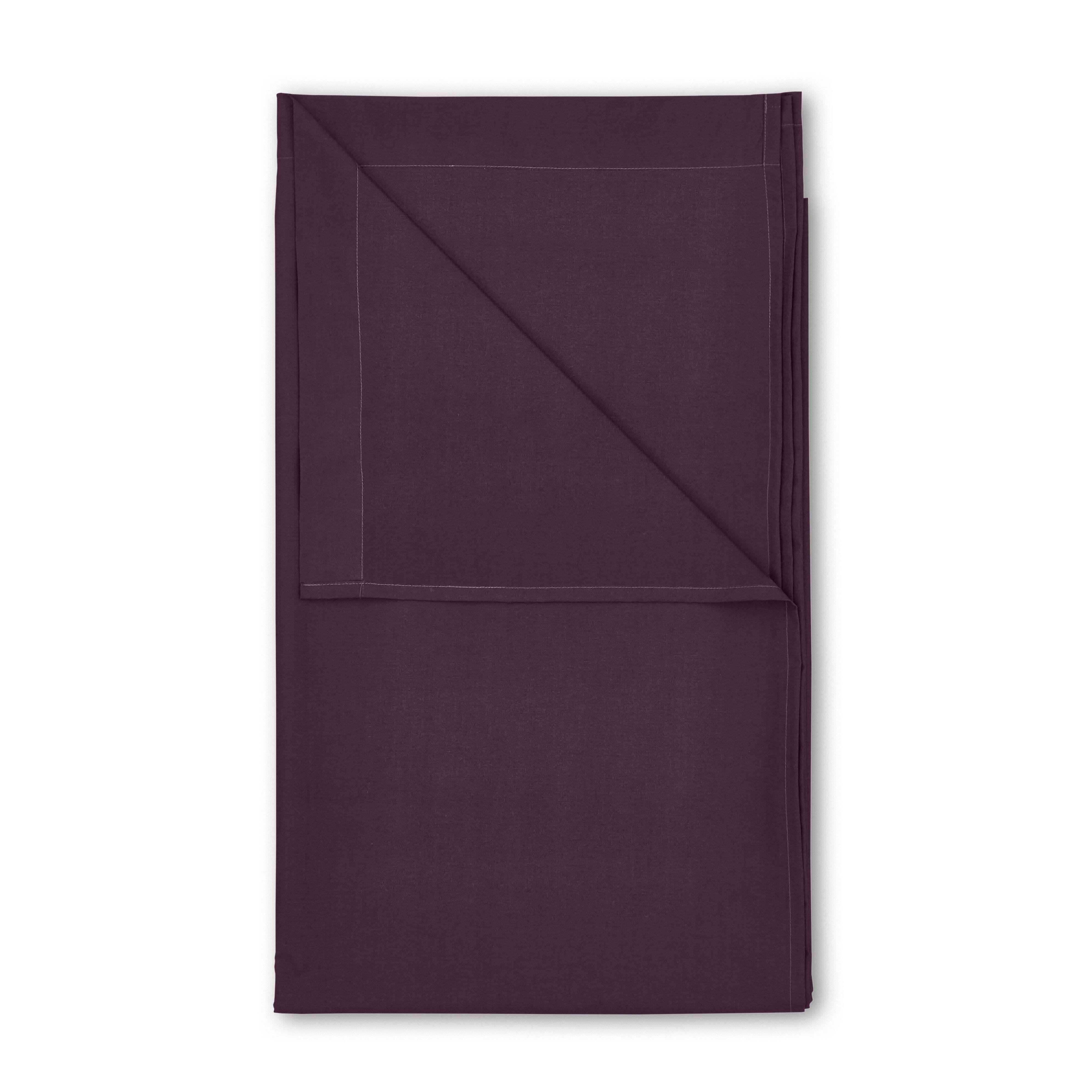 Pure Cotton Flat Sheet Purple
