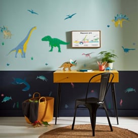 Ocean To Sky Wall Stickers Green/Yellow