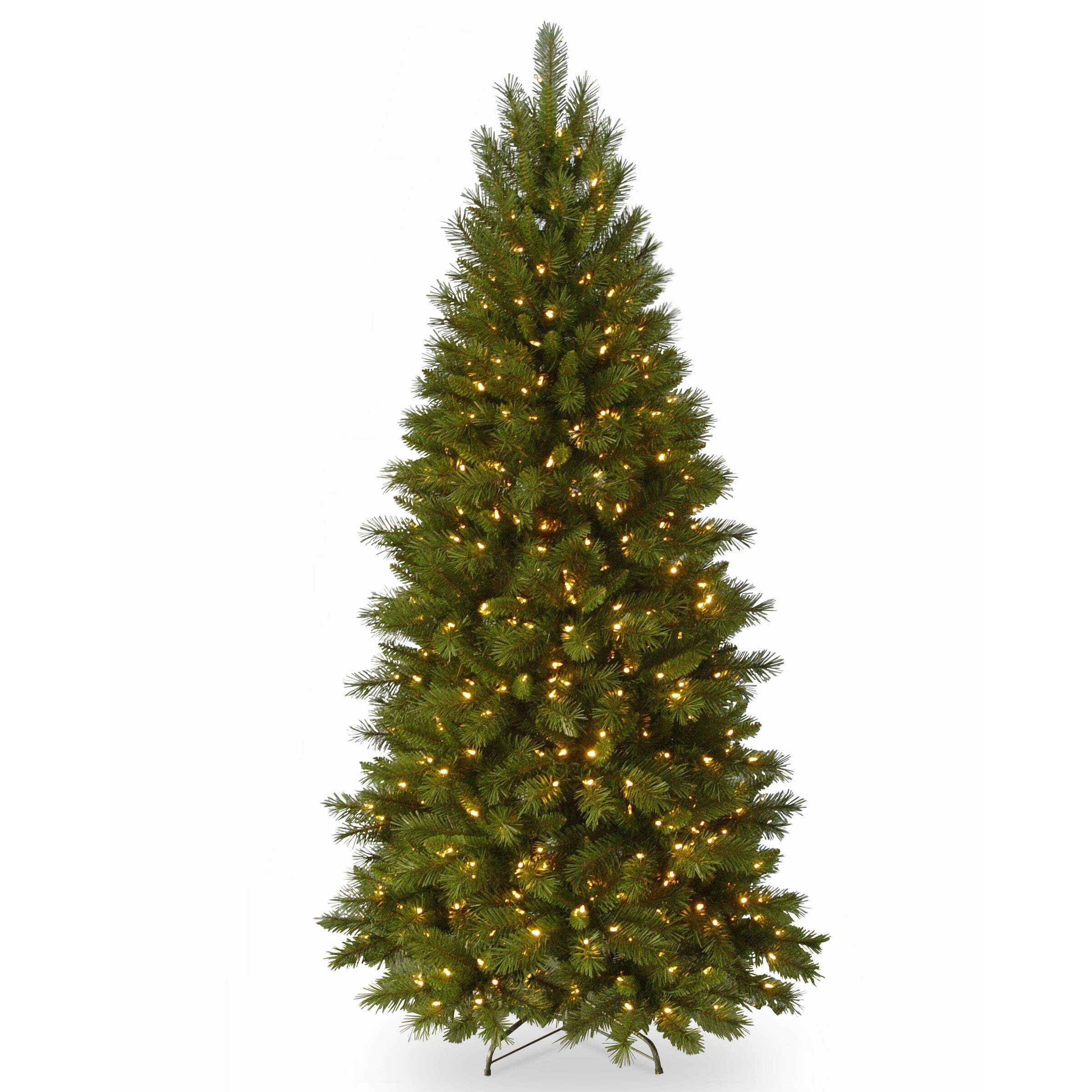 6ft LED Winchester Pine Slim Christmas Tree Green