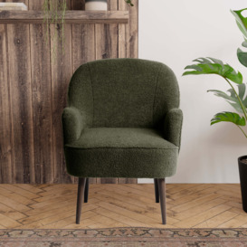 Bailey Sherpa Occasional Chair Olive (Green)