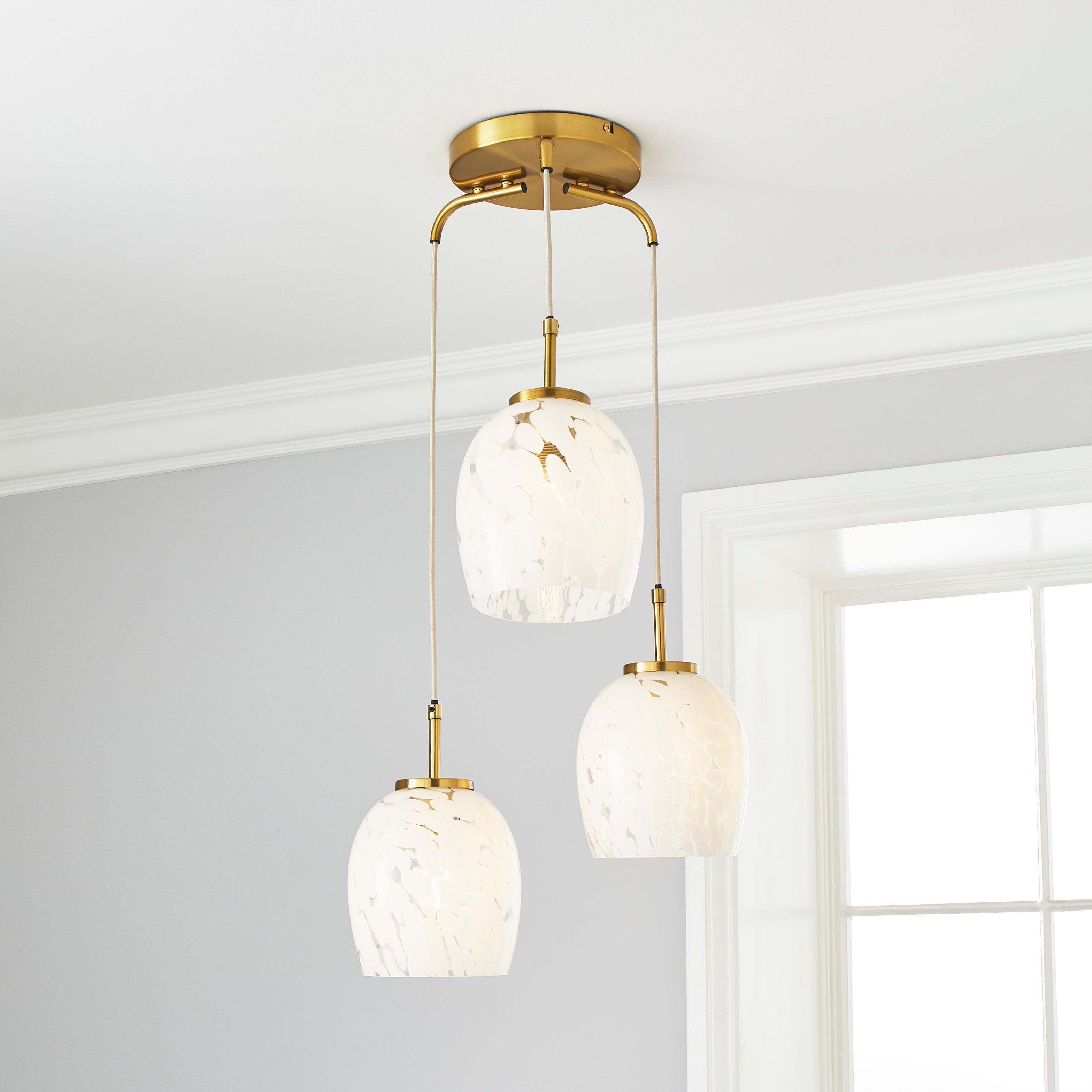 Lilo 3 Light Cluster Ceiling Fitting White