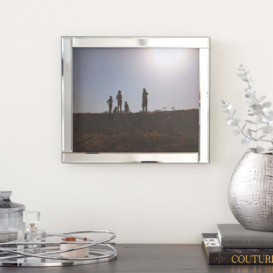 "Luxe Mirrored Photo Frame 12"" x 10"" (30 x 25cm) Silver"
