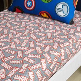 Marvel Fitted Sheet Red