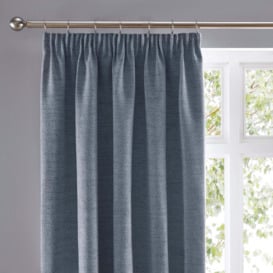 Churchgate Swithland Ashley Blue Pencil Pleat Curtains Blue