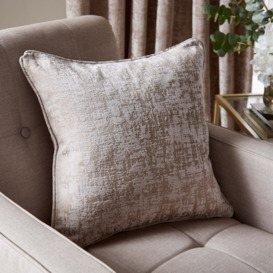 Opulent Chenille Cushion Brown