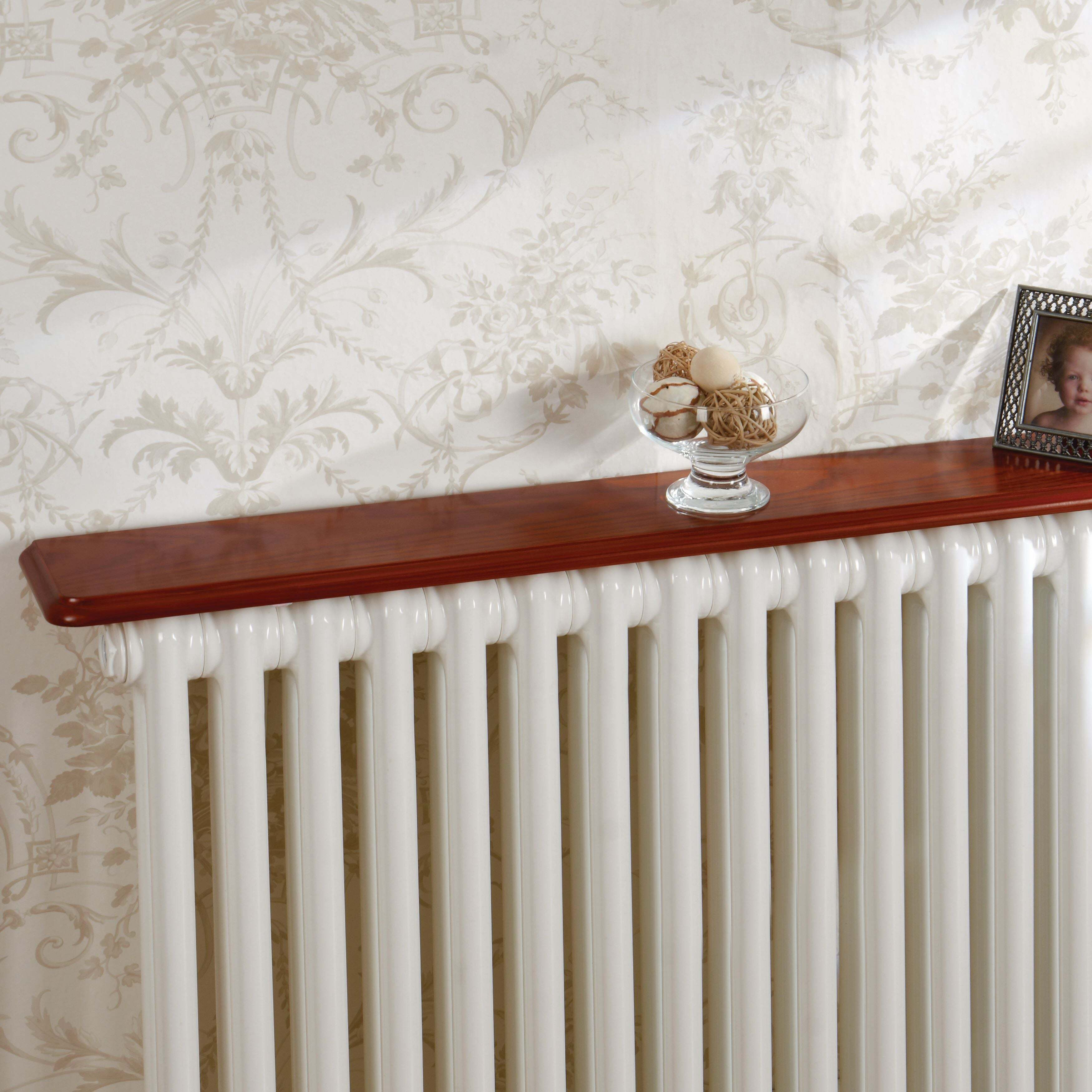 Oak Effect Radiator Shelf Natural
