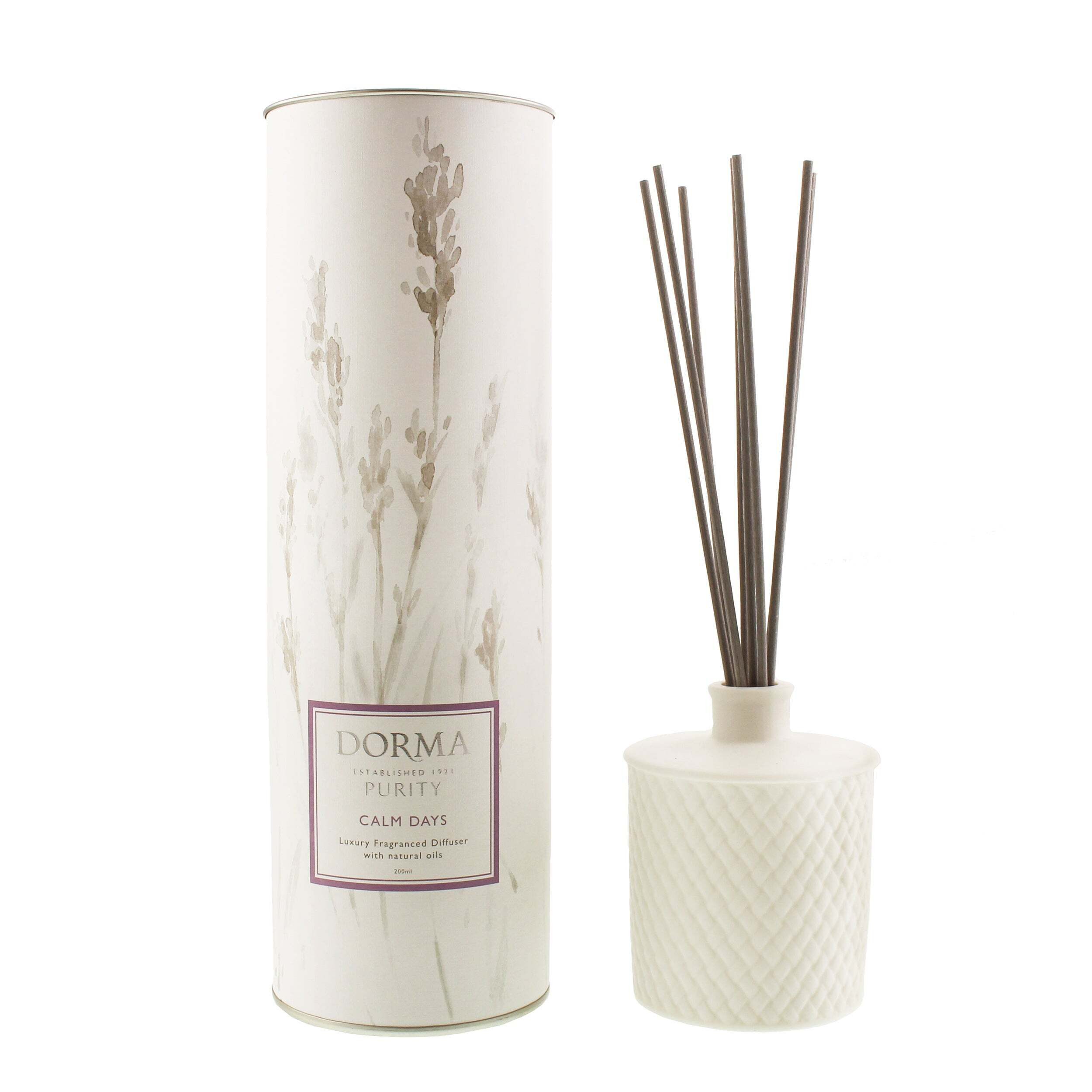 Dorma Purity Calm Days Diffuser, 200ml White