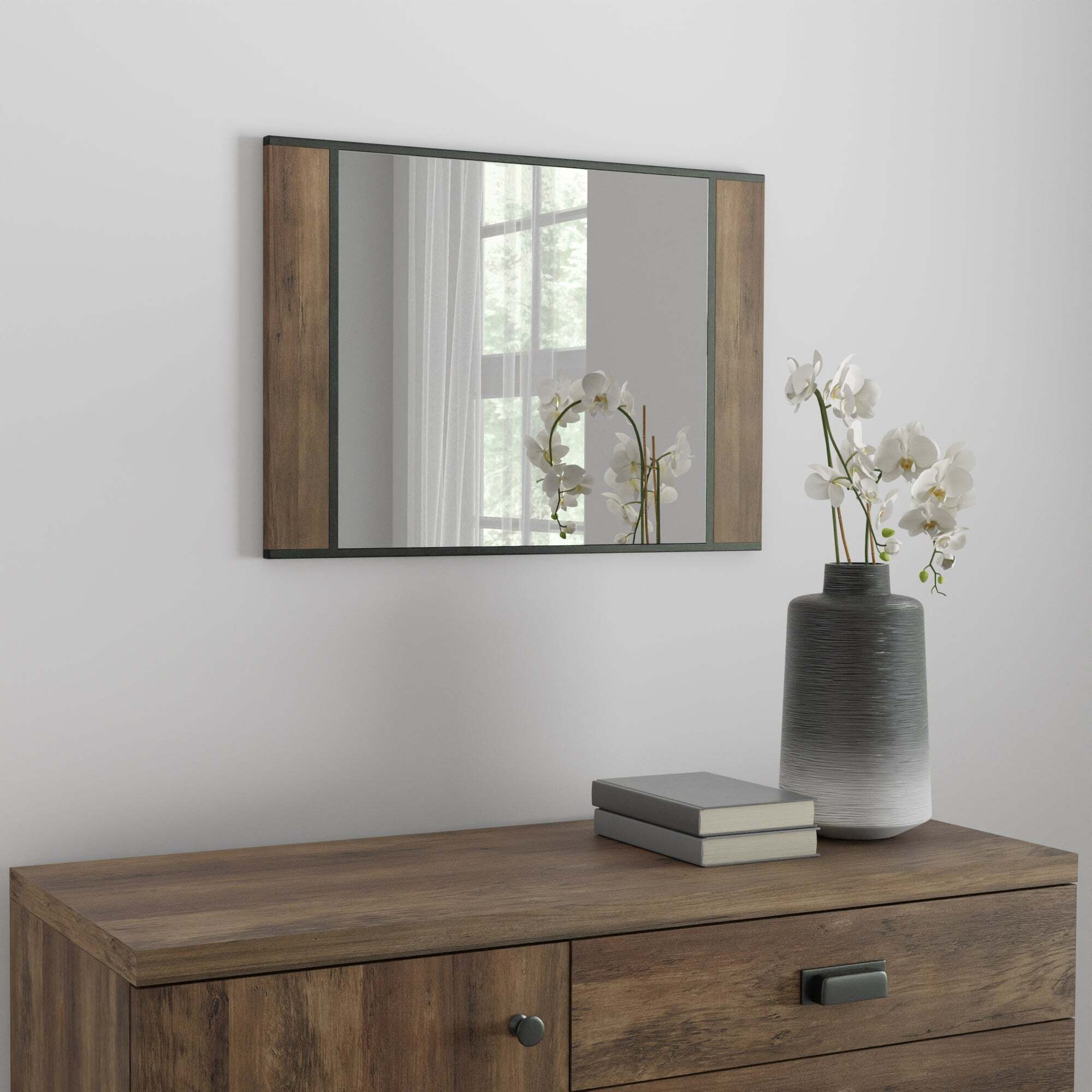 Fulton 40x58cm Wall Mirror Walnut (Brown)