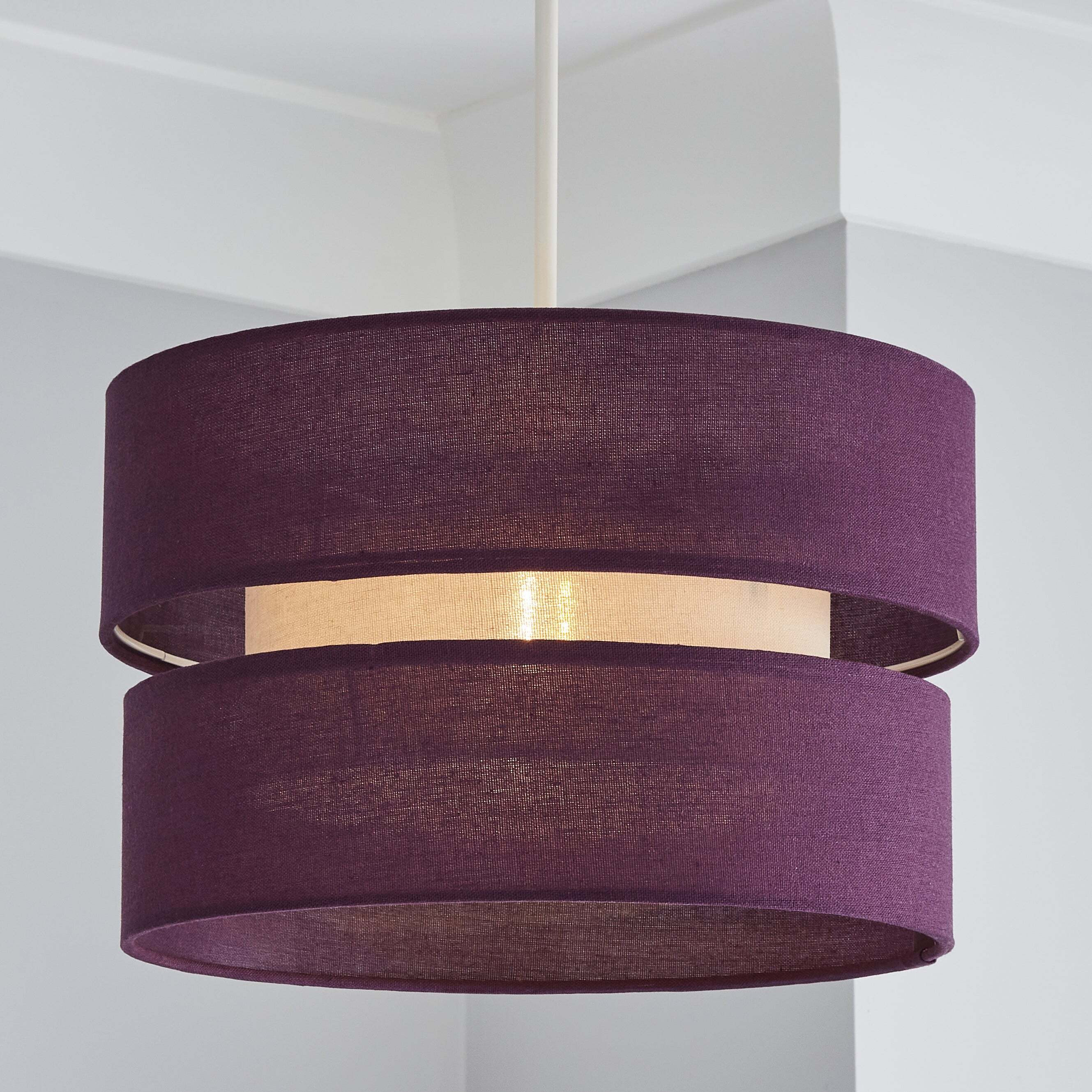 Frea Lamp Shade 30cm Plum Purple