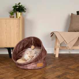 Scruffs Kensington Cat Bed Brown