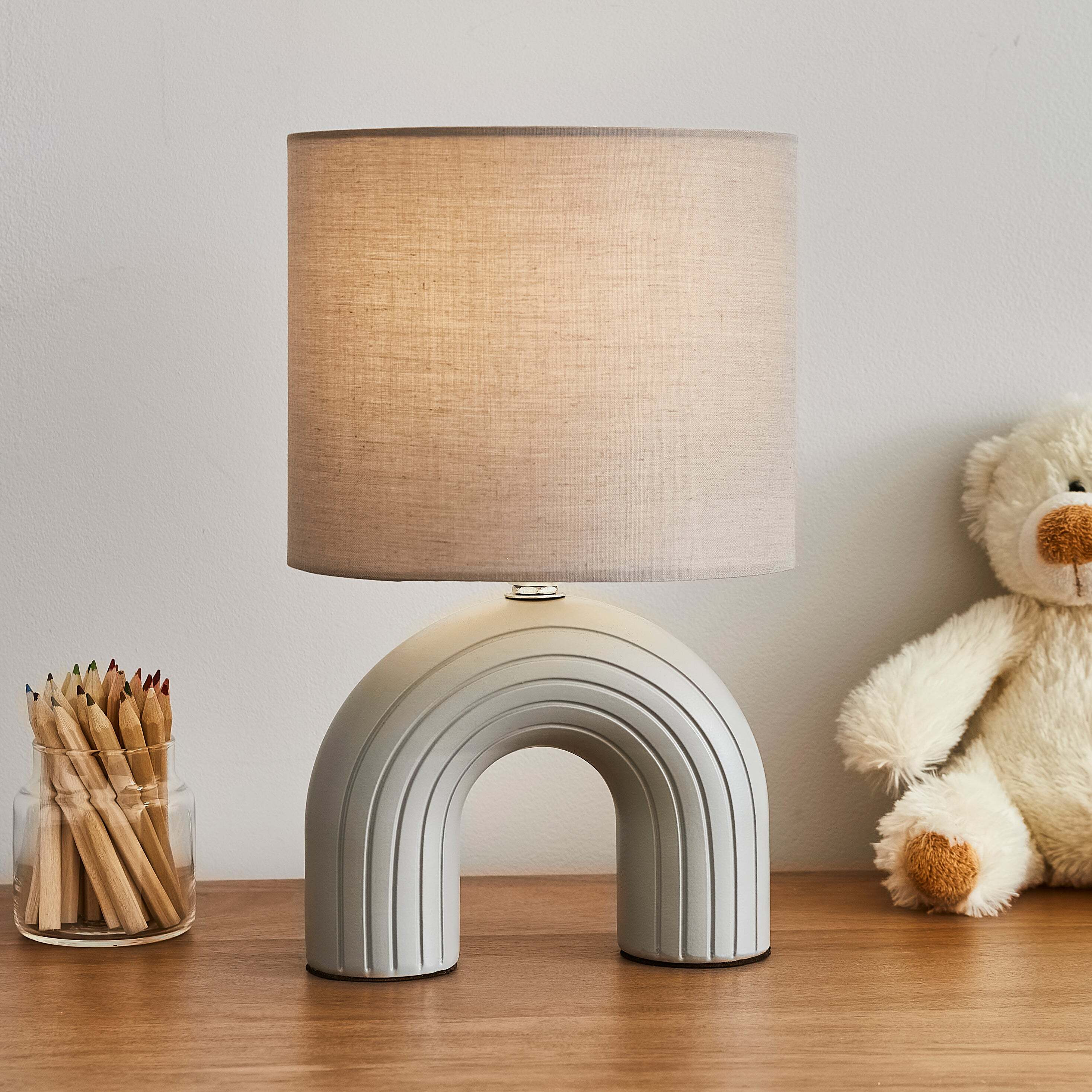 Rumey Arch Table Lamp Cloudy Day