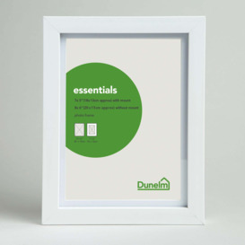 "Essentials Photo Frame 7"" x 5"" (18cm x 13cm) White/Green"
