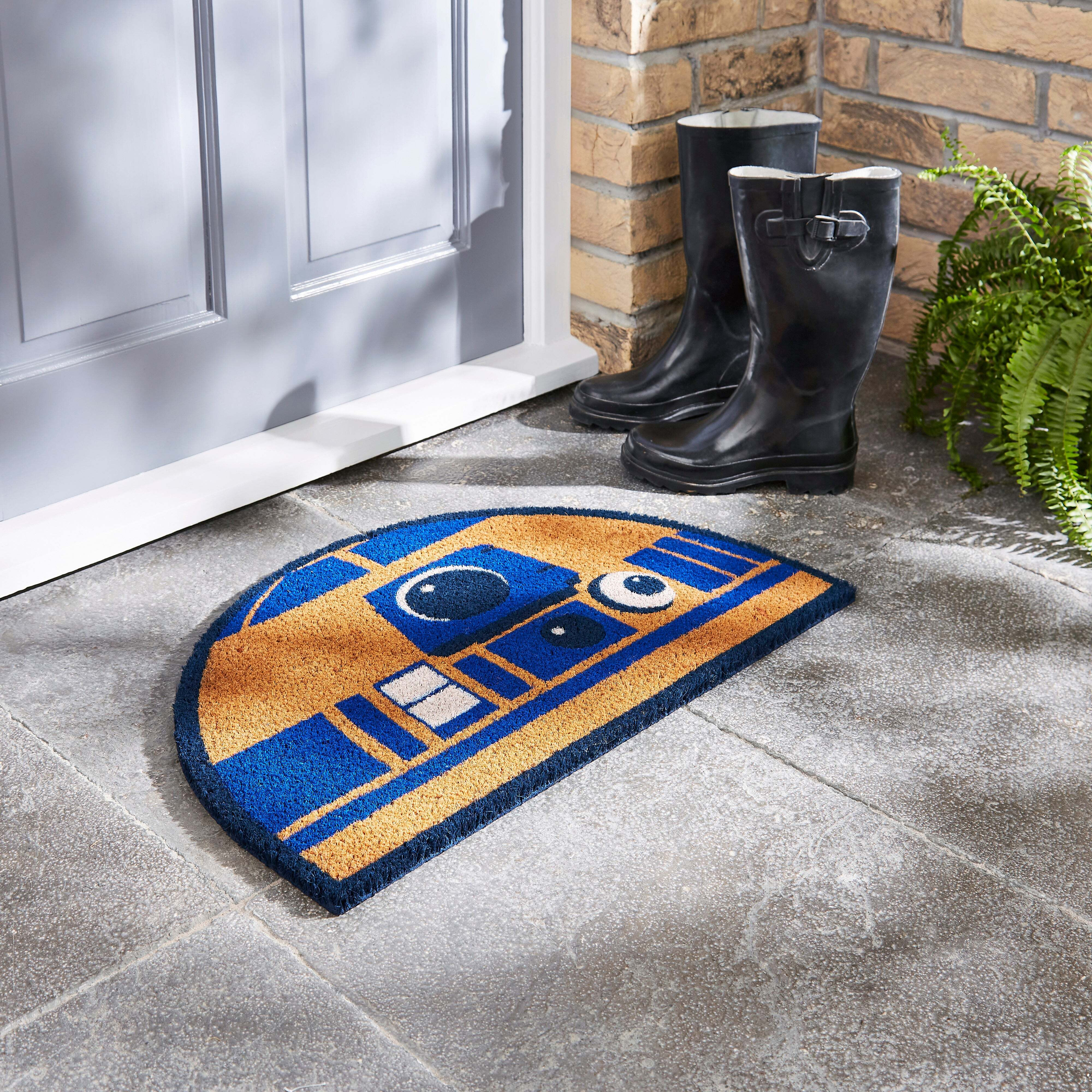 Star Wars R2D2 Doormat Blue