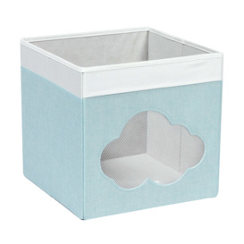 Cloud Mesh Foldable Box Light Blue/White