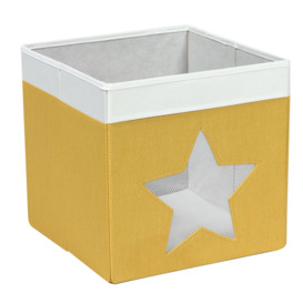Star Mesh Ochre Foldable Box Ochre
