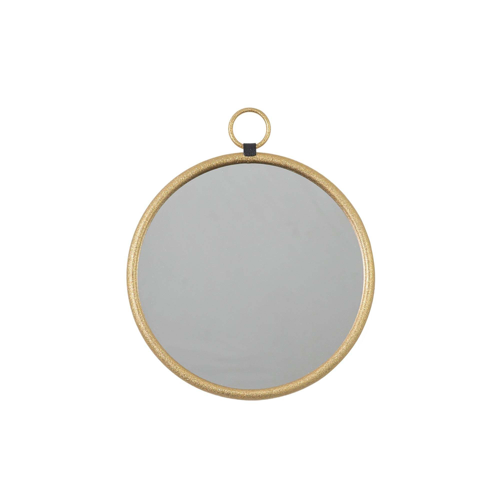 Orient Round Wall Mirror, 40x45cm Gold