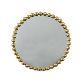 Annadel Round Wall Mirror, 80cm Gold