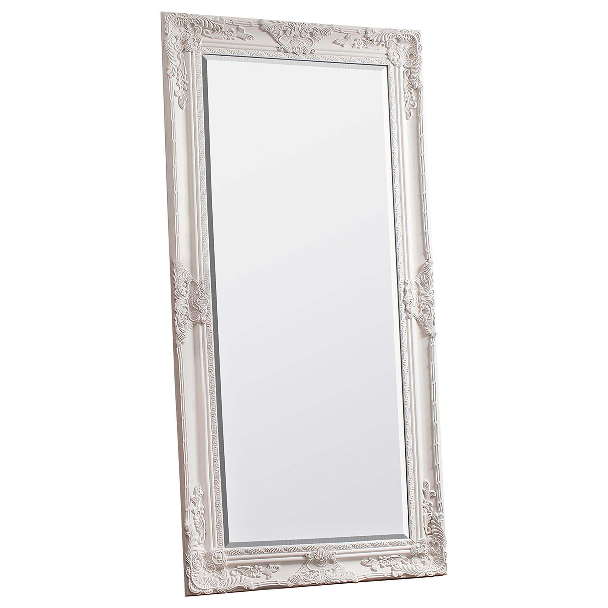 Augusta Leaner Mirror, Cream 84x170cm Cream