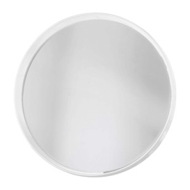 Savona Round Wall Mirror, 95cm White