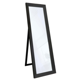 Lyra Cheval Mirror, 48x155cm Black