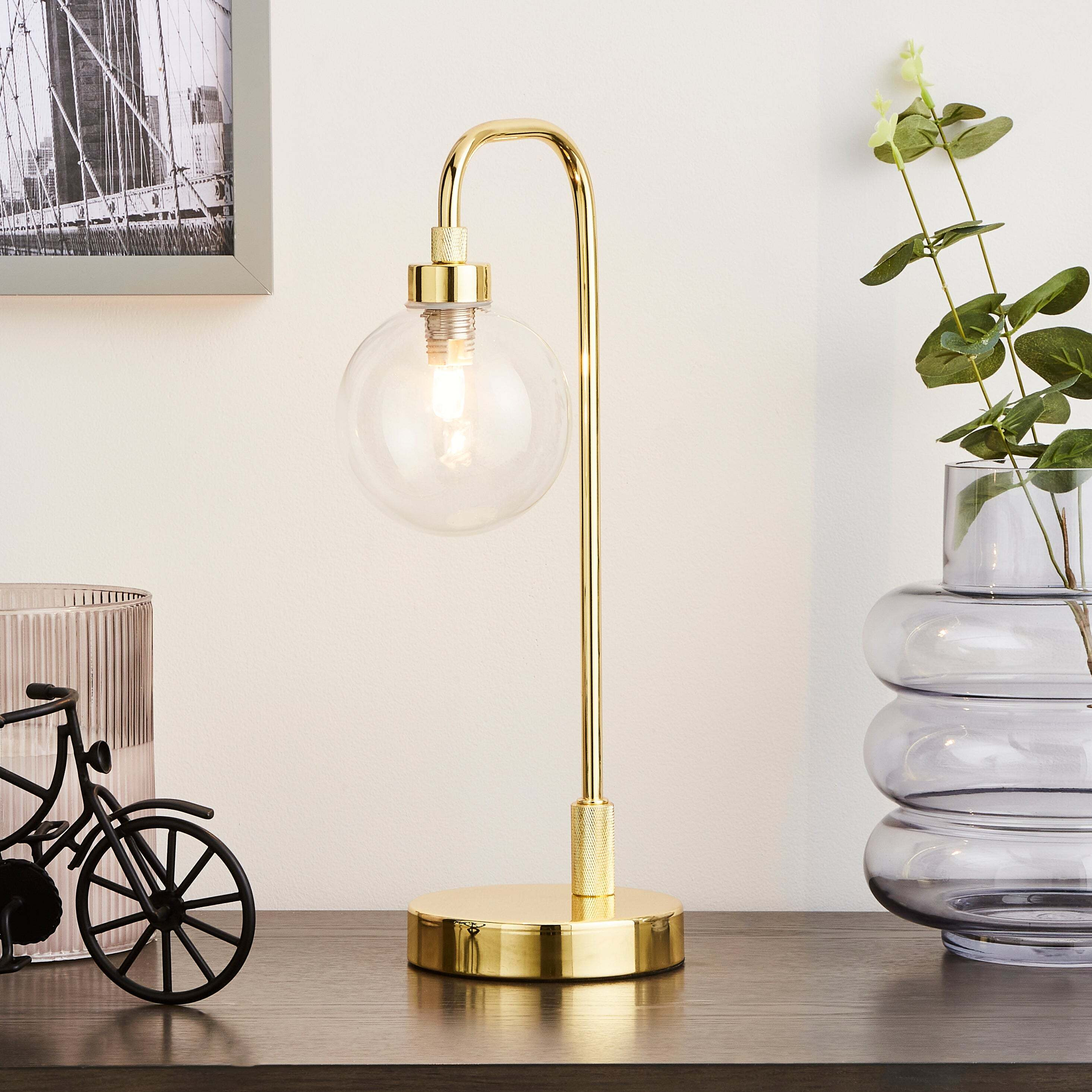 Tanner Table Lamp Gold