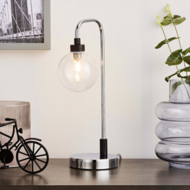 Tanner Table Lamp Silver