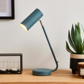 Lilou Integrated LED Dimmable Desk Lamp Pacific Blue