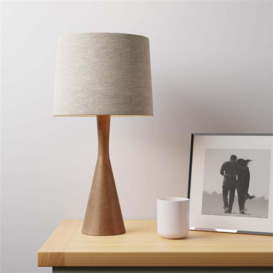 Nala Mango Wood Table Lamp Brown