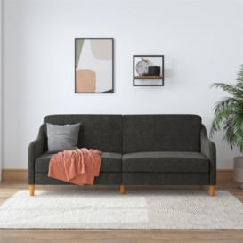 Jasper Linen Sprung Sofa Bed Grey