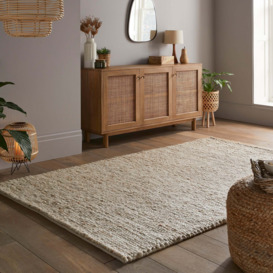 Pebble Wool Rug Cream